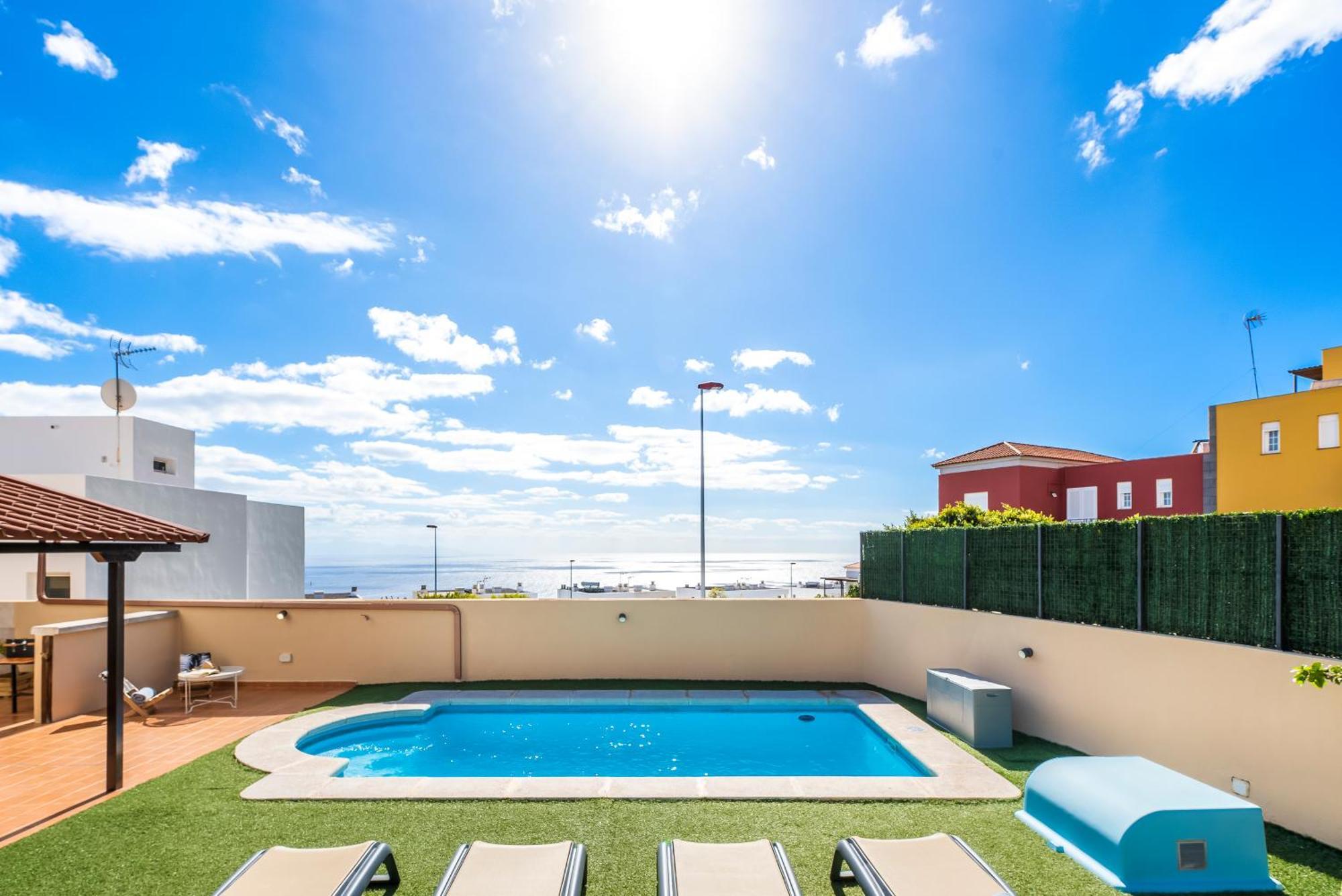 Villa Trueno Refugio De Lujo Con Piscina Climatizada Y Vistas Candelaria Exterior foto