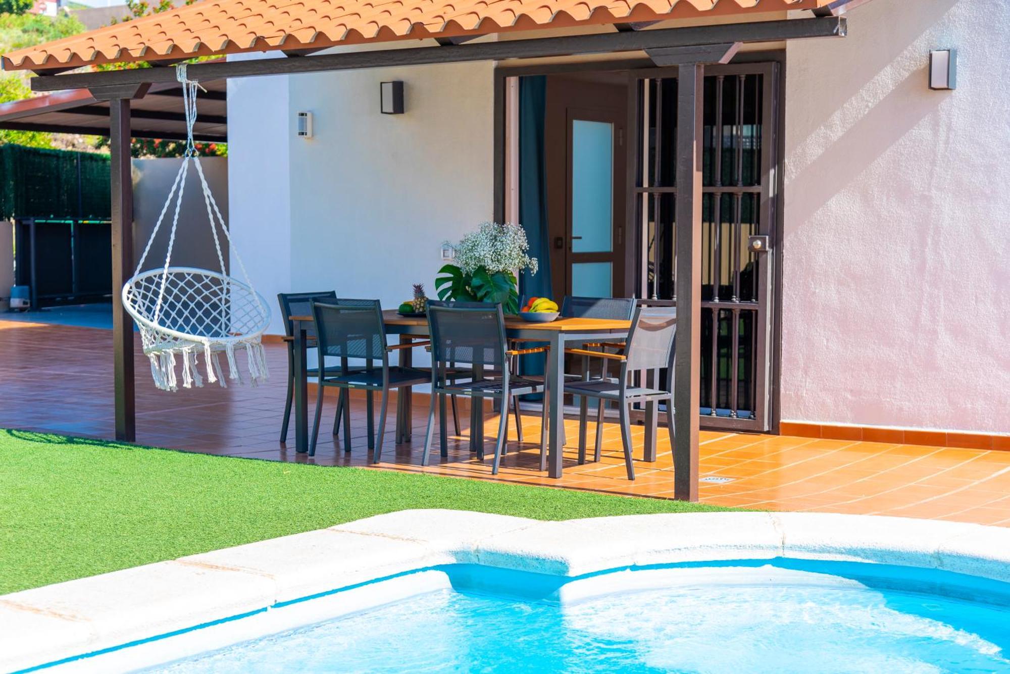 Villa Trueno Refugio De Lujo Con Piscina Climatizada Y Vistas Candelaria Exterior foto